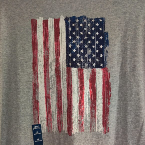 NWT - IZOD SALTWATER USA T-SHIRT - SZ XL - Picture 3 of 8